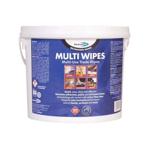 Bond It Multi Trade Re-sealable Wipes  - 300 Tub