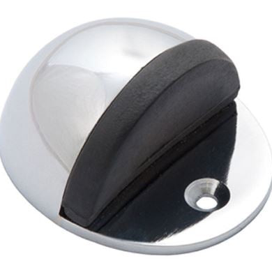 Door Stop (Oval) Chrome - 50mm