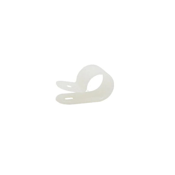 Nylon Natural P Clip / Clamp - 13mm Diameter