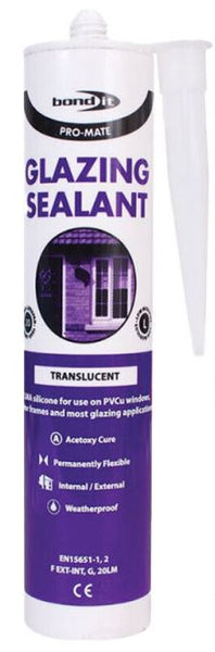 Bond-It Pro-Mate Glazing Silicone Translucent EU3
