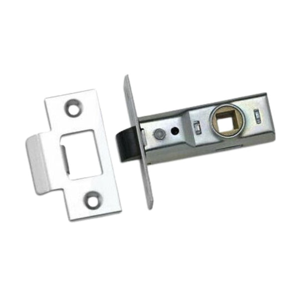 Eurofit Tubular Nylon 2.5" Mortice Latch Silver
