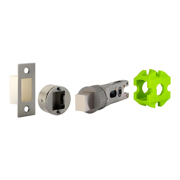 Smart Round Bathroom Deadbolt 57mm - Satin Nickel