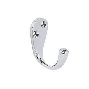 Coat Hook - 50mm - Chrome Plated