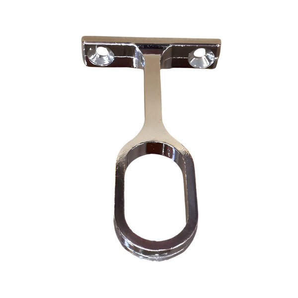Suspended Wardrobe Rail Centre Support - Chrome Plated - Eurofit Direct