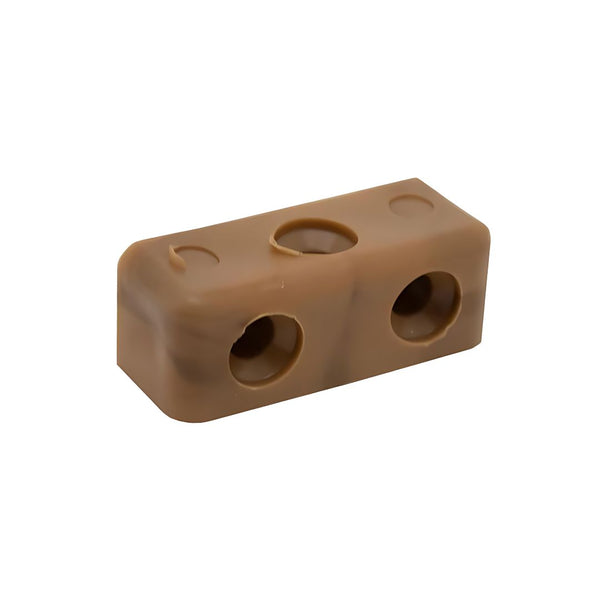 Modesty Block 35mm - Teak - Eurofit Direct