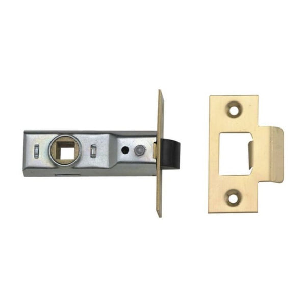 Union 2.5" Tubular Mortice Latch Silver Enamel