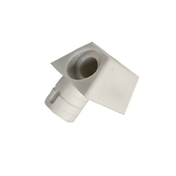 Worktop Block for 9mm Hole - White