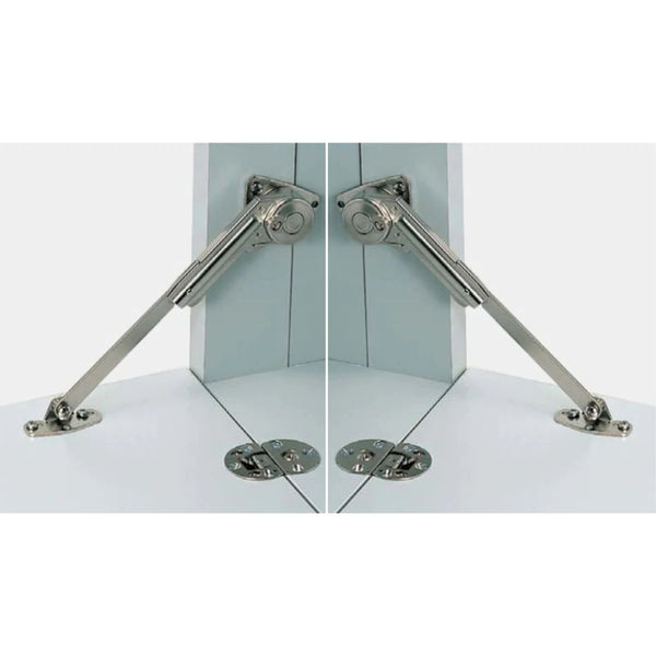 Sugatsune Soft Open/Close 90° Bureau Stay Set - Nickel