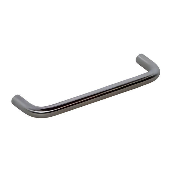Pull D Handle Hole Centres 256mm - Brushed Stainless Steel