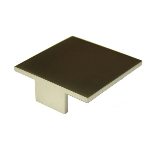 Square Handle 75mm Length - Brushed Nickel - Eurofit Direct