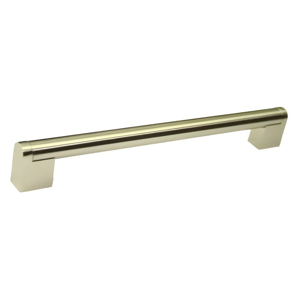 Pull Bar Handle Hole Centres 192mm - Brushed Nickel - Eurofit Direct