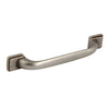 Antique Pull Handle Hole Centres 128mm - Natural Iron