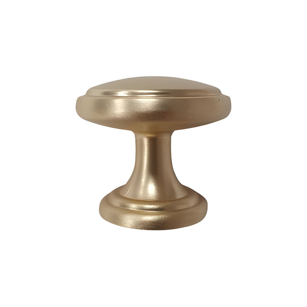 Cabinet Door Knob 30mm - Brushed Brass Effect