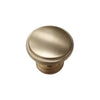 Cabinet Door Knob 30mm - Brushed Brass Effect