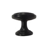 Cabinet Door Knob 30mm - Matt Black