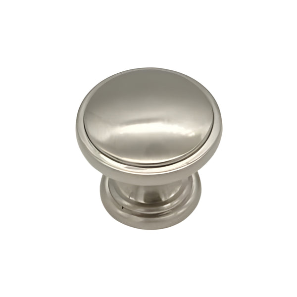 Cabinet Door Knob 37mm - Brushed Nickel