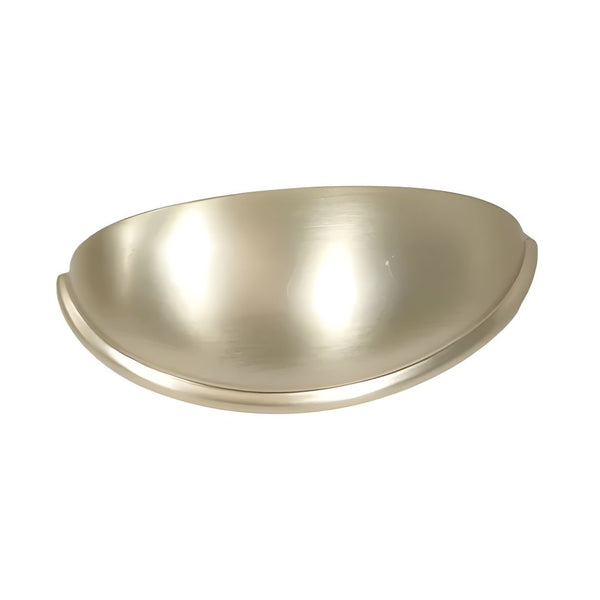 Cup Handle Hole Centres 76mm - Brushed Brass Effect