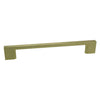 Pull Slim Bar Handle Hole Centres 160mm - Brushed Brass Effect