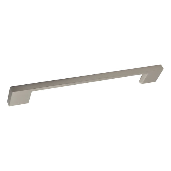 Pull Slim Bar Handle Hole Centres 160mm - Brushed Nickel - Eurofit Direct