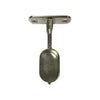 Suspended Wardrobe Rail End Support - Nickel Plated