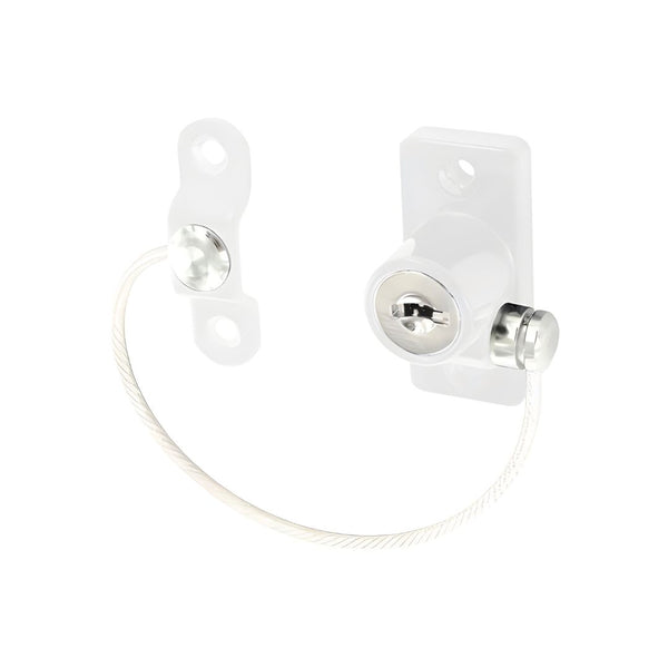 Securit Cable Window Restrictor - White - Eurofit Direct