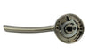 Dual Tone Nickel Lever On Rose Handle