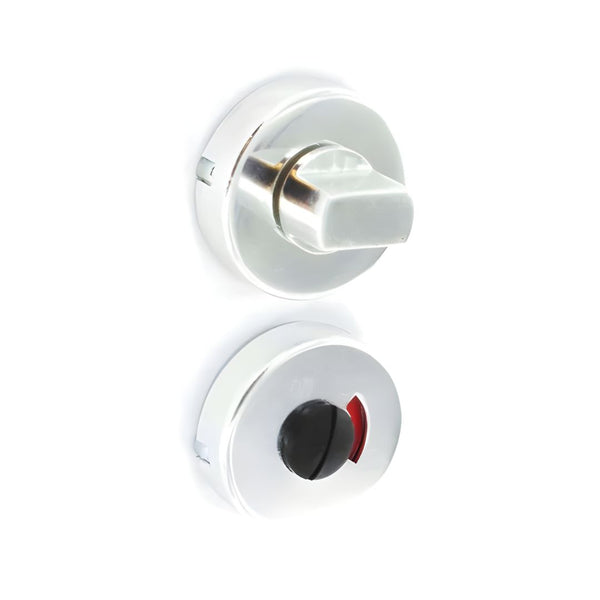 Securit Bathroom 50mm diameter Thumbturn Set - Aluminium