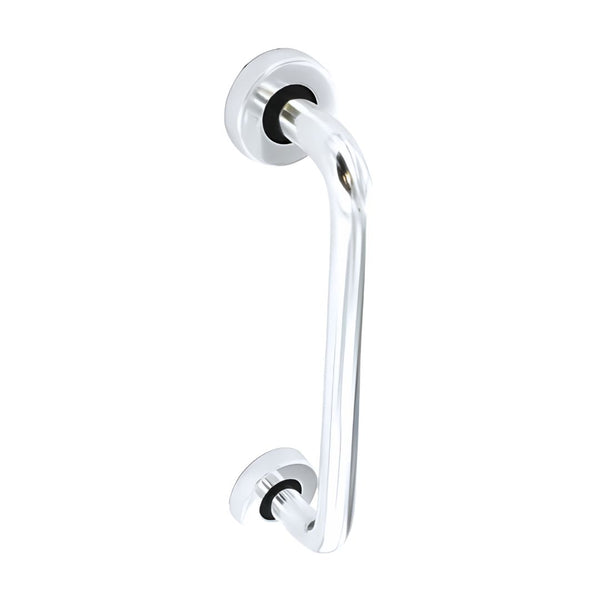 Round Pull Cabinet & Door Handle 230mm - Polished Aluminium