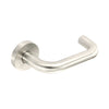 Securit Safety Bar Style Door Latch Handle With Rose 50mm Satin Stainless Steel