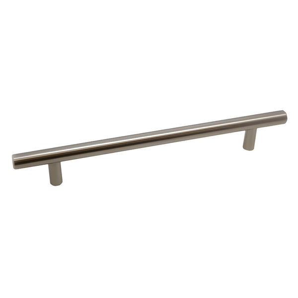 T Bar Cabinet & Door Handle Hole Centres 160mm - Brushed Nickel
