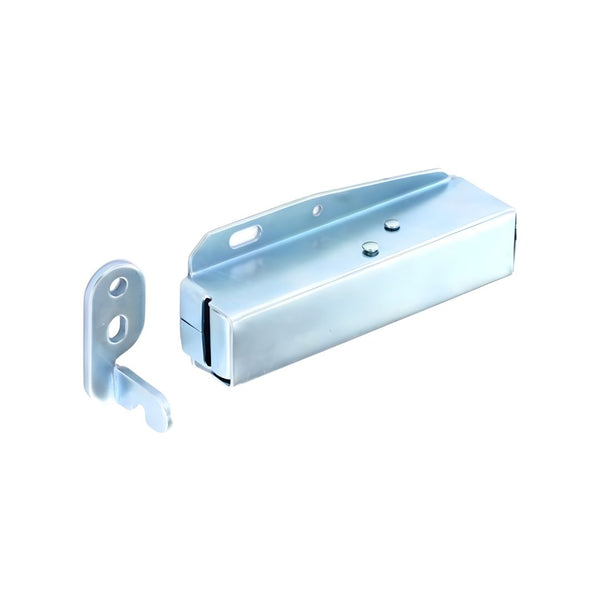 Push To Open 75mm Touch Locking Latch - Zinc Plated