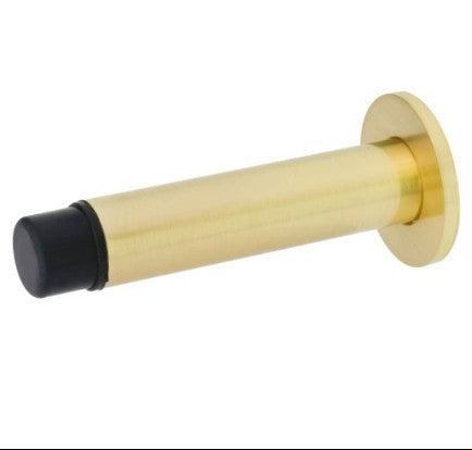 Concealed Fix Projection 76mm Door Stop - Satin Brass
