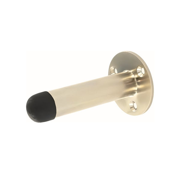Projection Door Stop 75mm  - Brushed Nickel