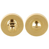 Bathroom Thumbturn & Release Set - Polished Electric Brass