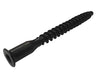 M7 x 50mm Hex Recess 4mm A/F Confirmat Screws - Black Phosphate