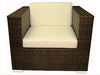 Milan Single Sofa in Mixed Coffee