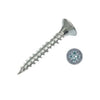 10g x 1 1/4" (5 x 30mm) Pozi Countersunk Wood Screws - Zinc