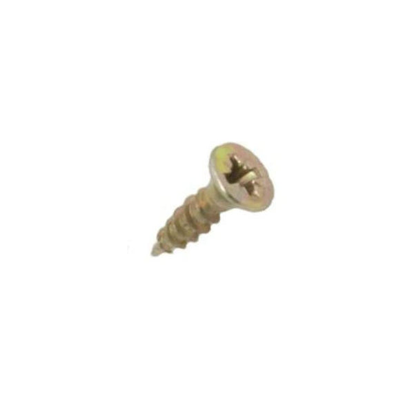 4g x 1/2" (3 x 12mm) Pozi Countersunk Wood Screws  - Yellow Zinc