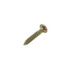 8g x 1" (4 x 25mm) Pozi Countersunk Chipboard Screws - Yellow Zinc