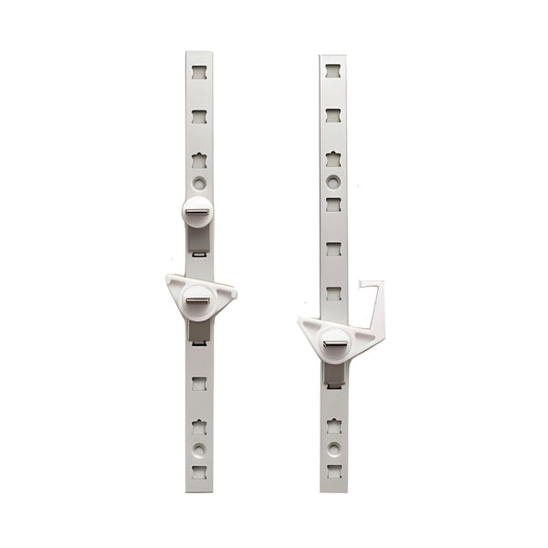 Sugatsune AP Shelf Holder With Angle Adjustment - White - Eurofit Direct