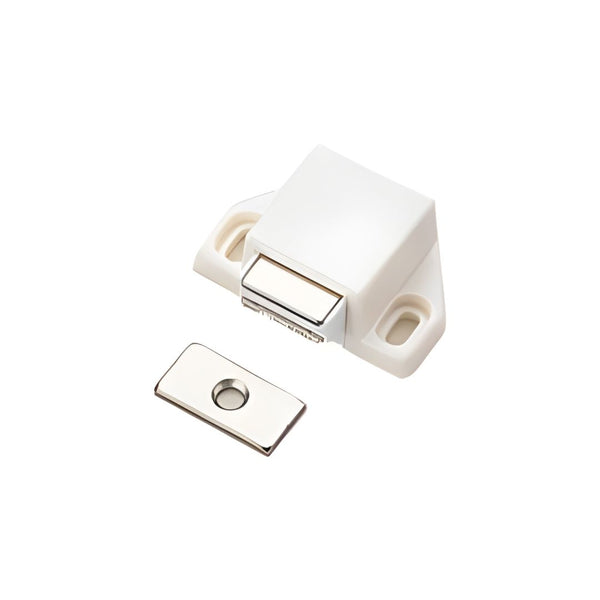 Lamp Single Magnetic Touch Latch - Magnetic Force 1.2kgs - White