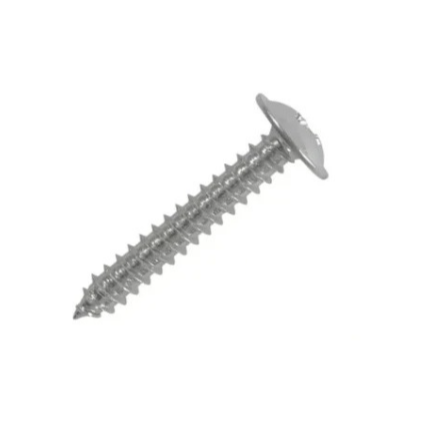 8g x 2" (4 x 50mm) Flange Pozi Type AB Self Tapping Screws - Zinc