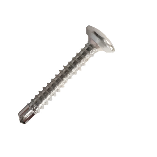 8g x 3/4" (3.9 x 19mm) Shallow Pan Ph2 Drill Point Self Tapping Screw - Zinc