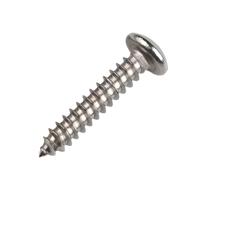 8g x 1" (4.3 x 25mm) Pan Ph2 Self Tapping Screws DIN 7981 - Zinc