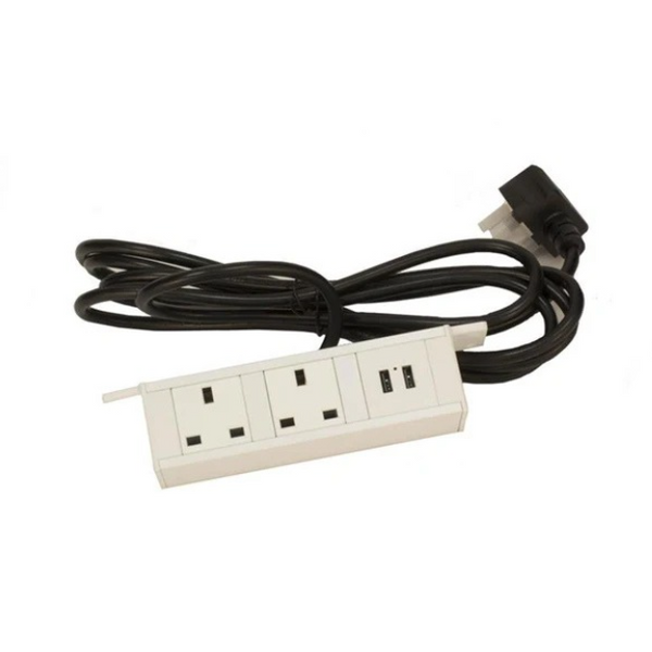 Combination Power Socket & USB Port Charger - 3m