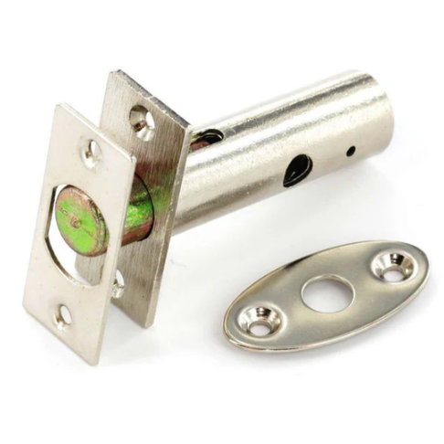Security Door Bolt - 55mm - Nickel Plated