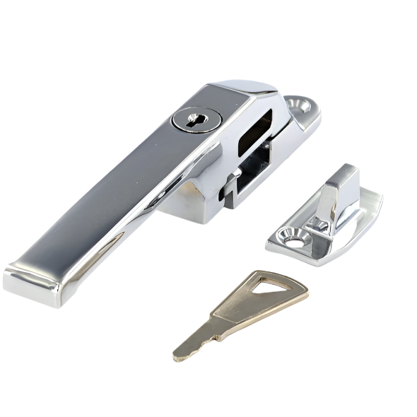 Securit Locking Window Fastener - Chrome Plated