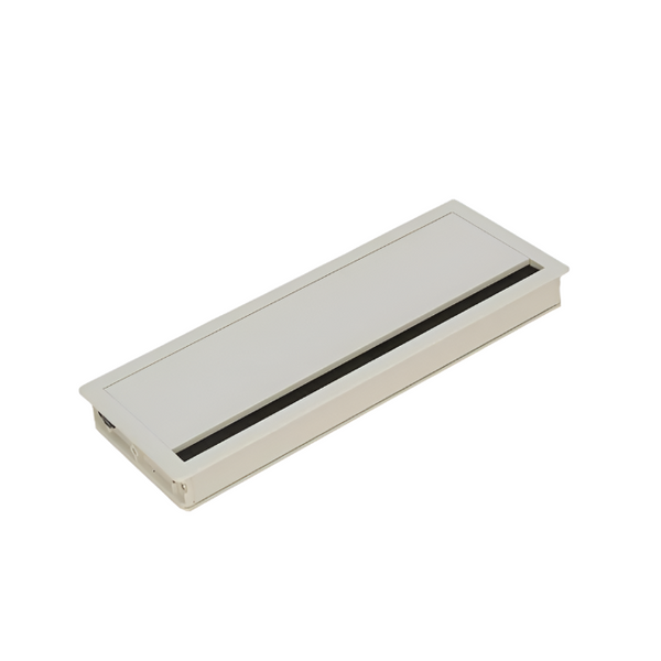 Soft Close Cable Tidy Grommet 295mm x 117mm x 27mm White