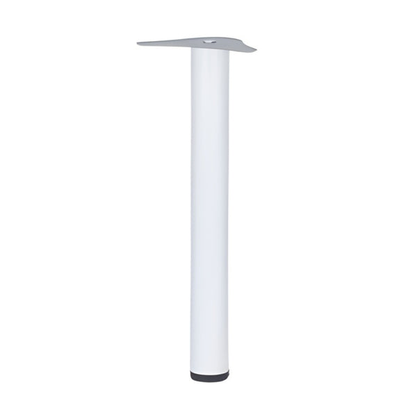 Table Legs 60 x 690mm With 30mm Adjustment - White