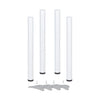 Table Legs 60 x 690mm With 30mm Adjustment - White